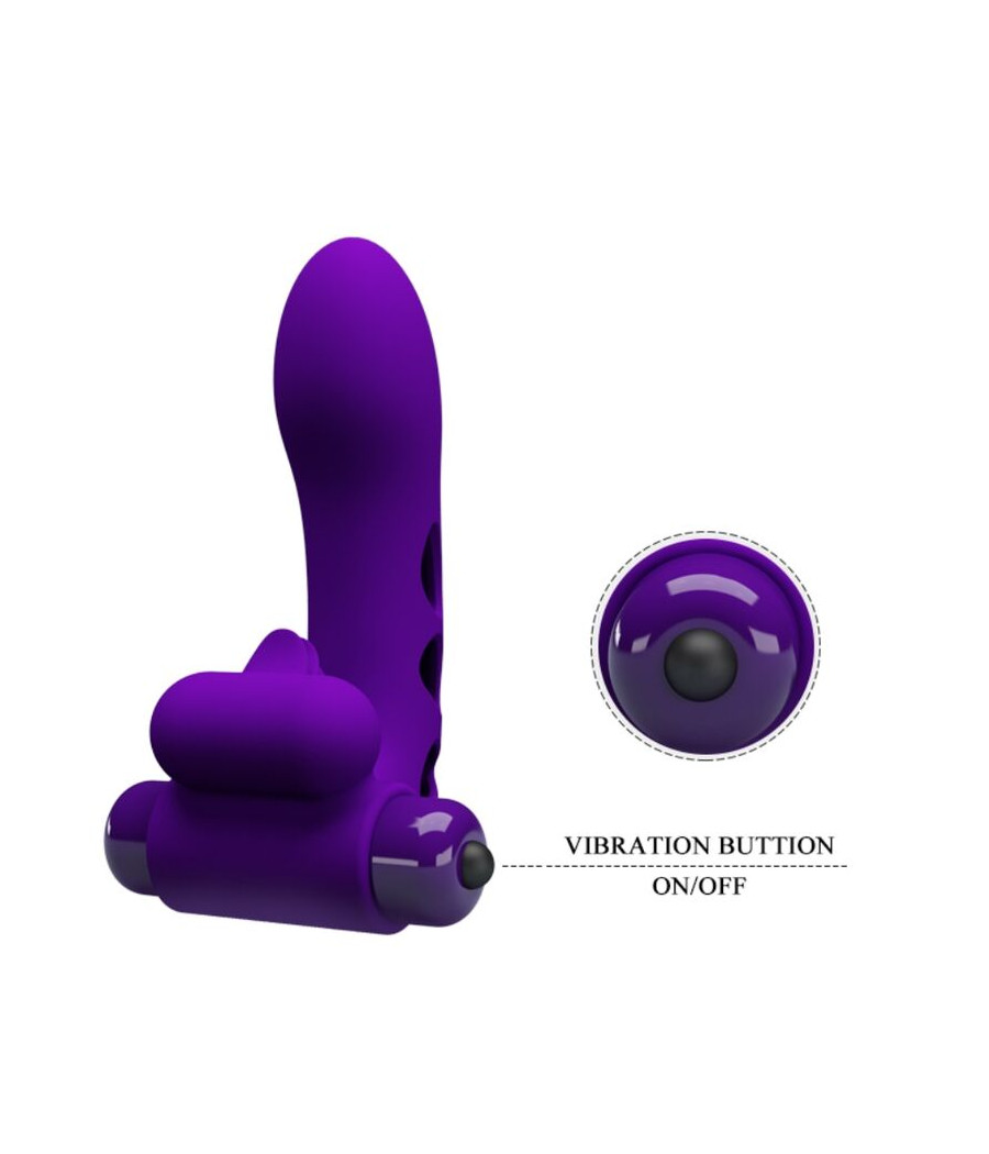 PRETTY LOVE - ORLANDO PURPLE VIBRATOR FINGER COVER