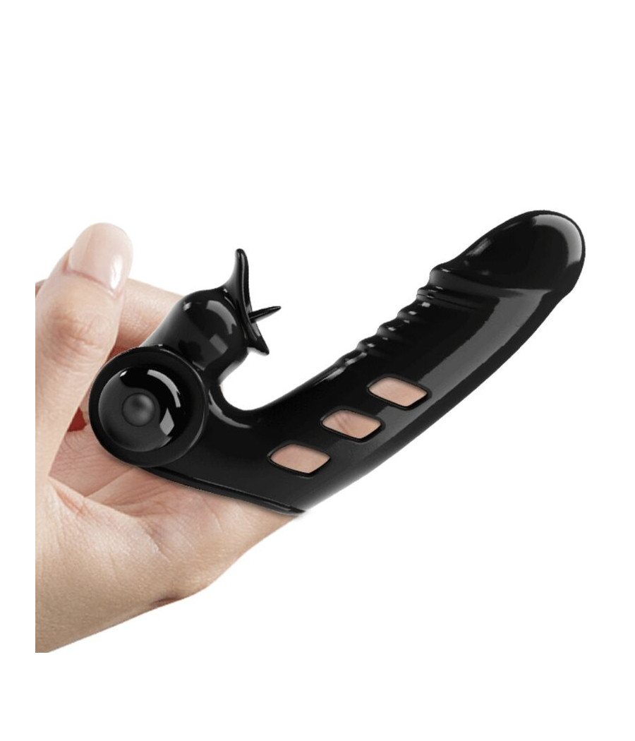 PRETTY LOVE - COPERTURA PER DITA VIBRATORE CORBIN NERA