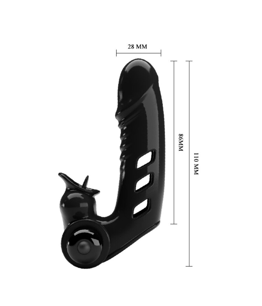 PRETTY LOVE - COPERTURA PER DITA VIBRATORE CORBIN NERA