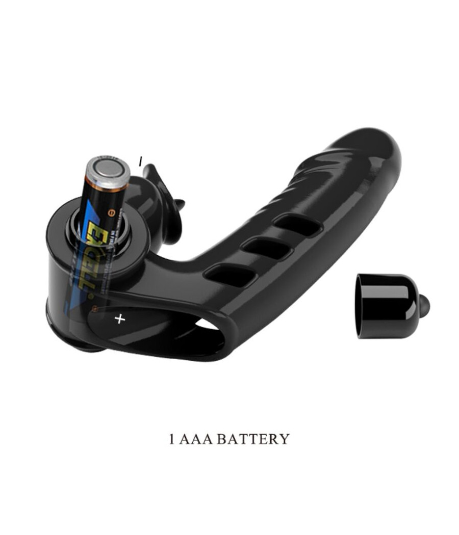 PRETTY LOVE - CAPA DE DEDO VIBRADOR PRETO CORBIN