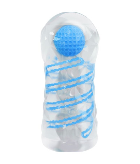 PRETTY LOVE - SMALL MASTURBATOR WITH BLUE SPIRALS