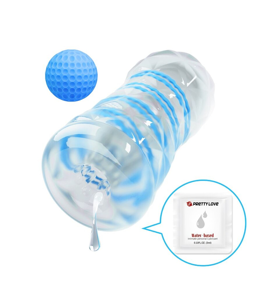 PRETTY LOVE - PICCOLO MASTURBATORE CON SPIRALI BLU