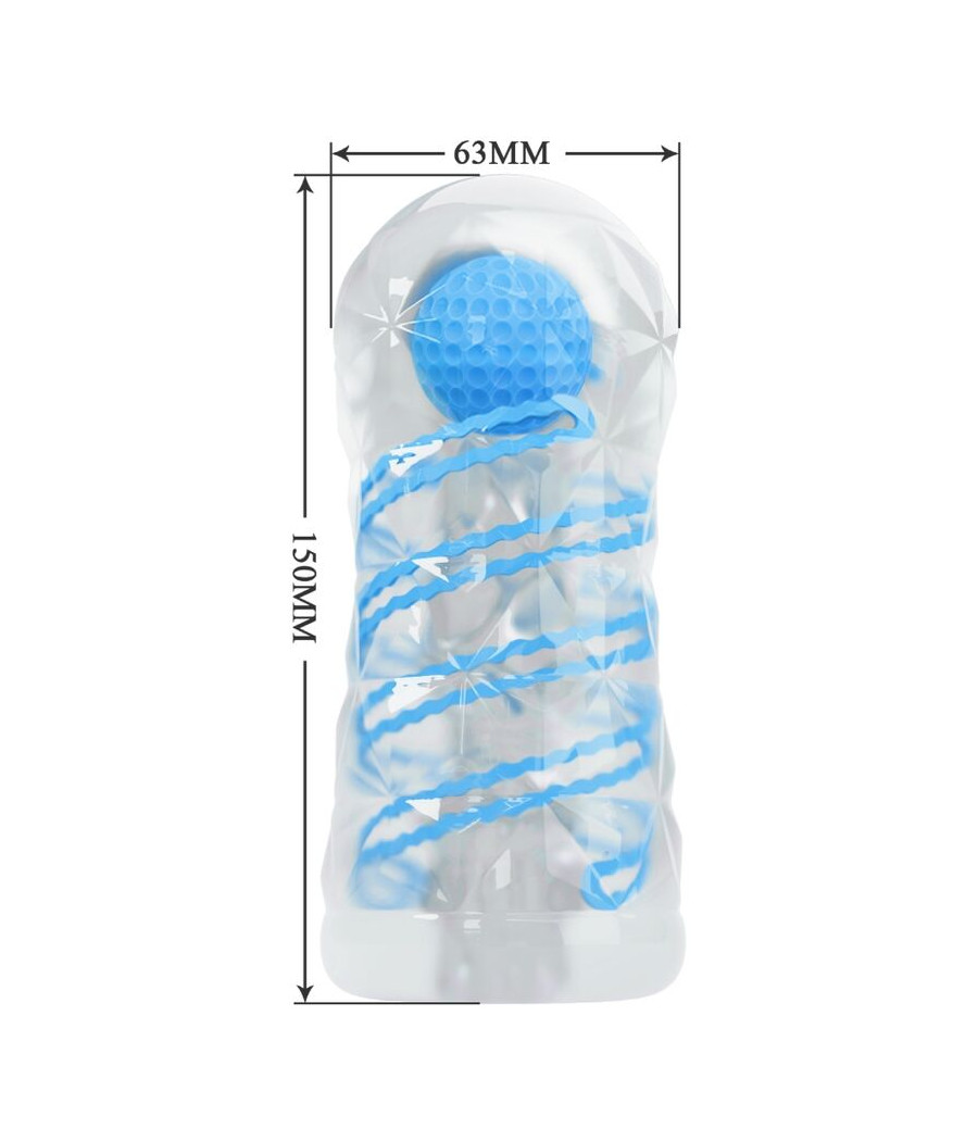 PRETTY LOVE - KLEINER MASTURBATOR MIT BLAUEN SPIRALEN