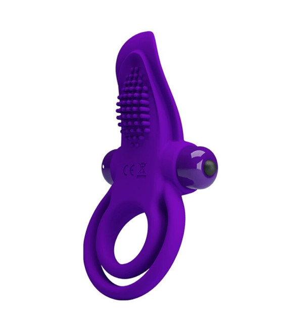 PRETTY LOVE - ANILLO VIBRADOR PARA PENE MORADO