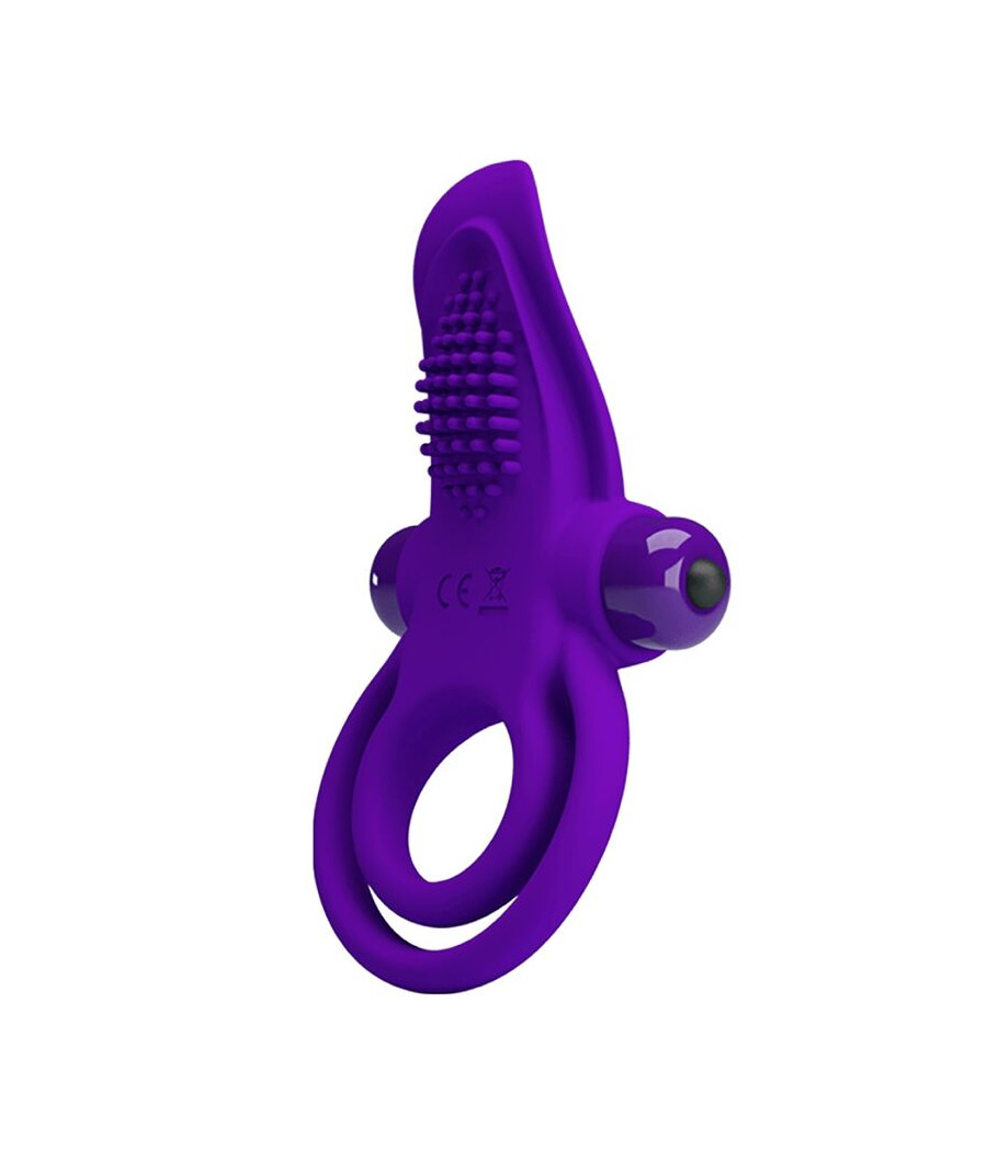 PRETTY LOVE - ANEL PARA PÉNIS VIBRANTE ROXO
