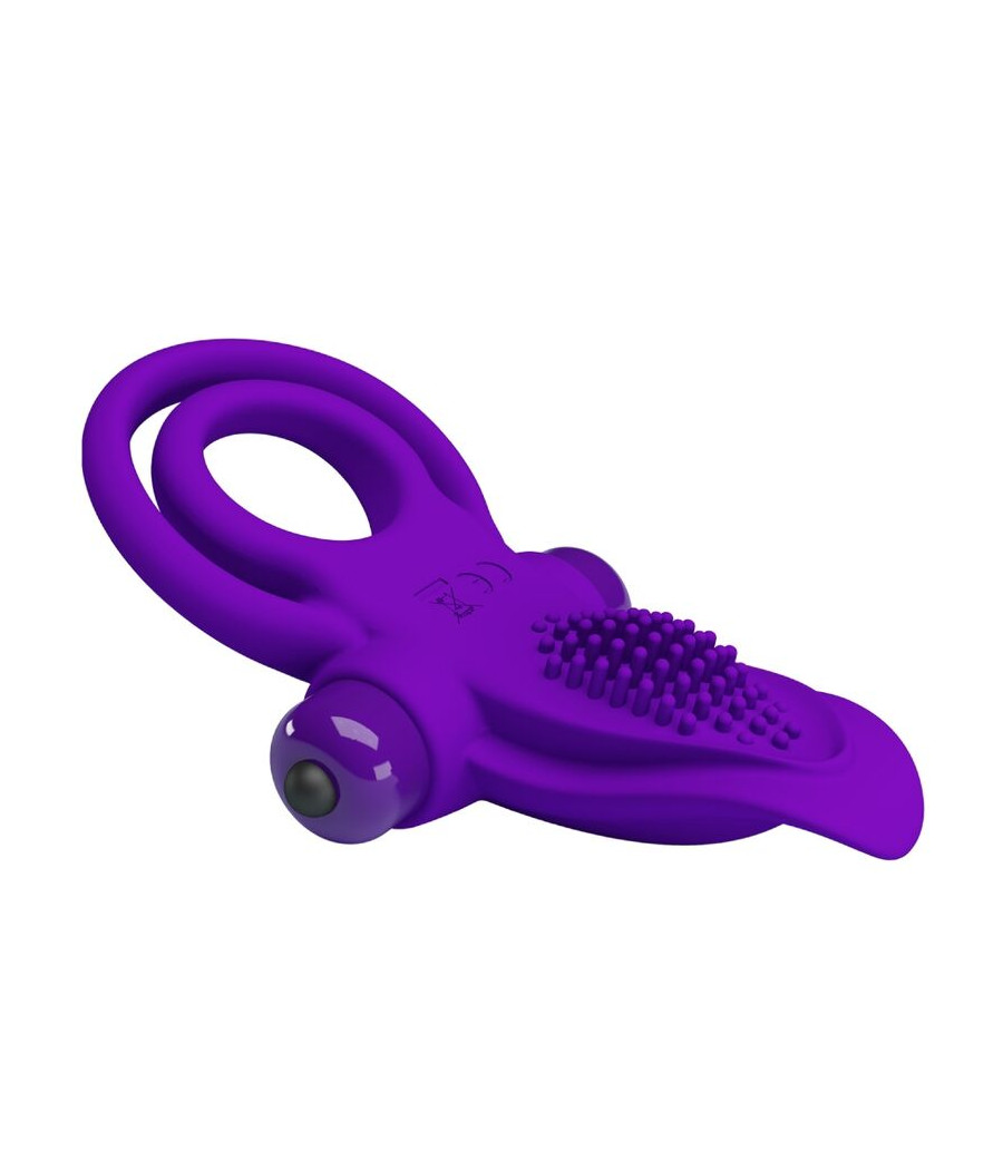 PRETTY LOVE - ANILLO VIBRADOR PARA PENE MORADO