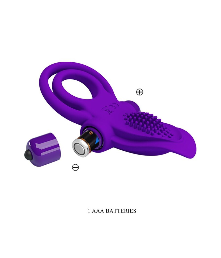 PRETTY LOVE - ANELLO VIBRANTE PER PENE VIOLA