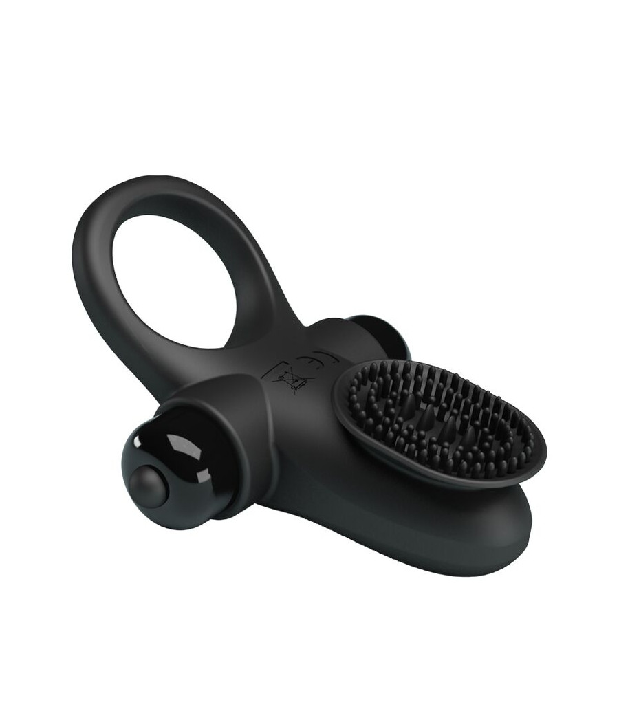 PRETTY LOVE - VIBRATORRING II FÜR DEN SCHWARZEN PENIS
