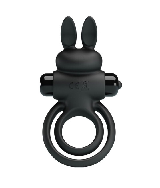 PRETTY LOVE - VIBRATOR III RABBIT RING FOR BLACK PENIS