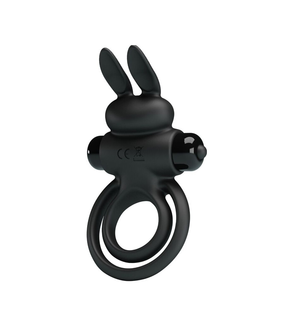PRETTY LOVE - VIBRATOR III RABBIT RING FOR BLACK PENIS