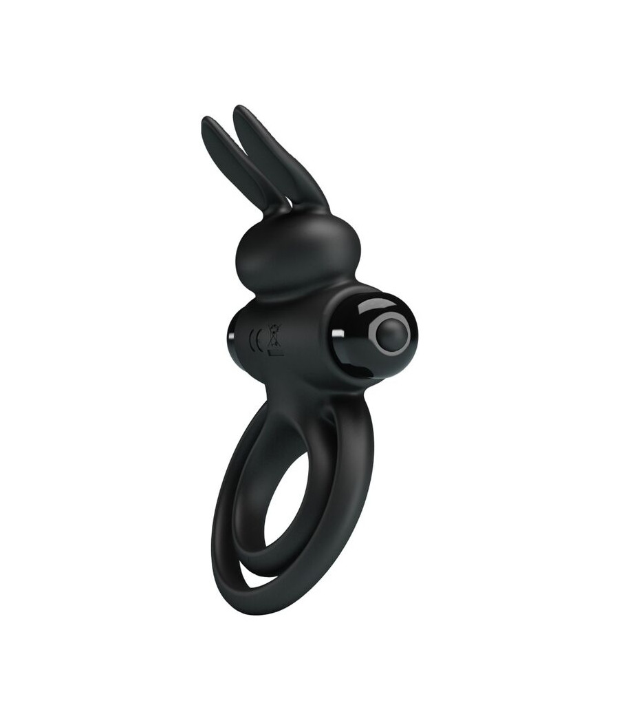 PRETTY LOVE - ANELLO VIBRATOR III RABBIT PER PENE NERO