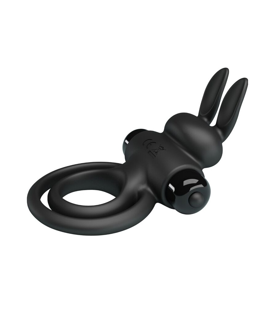 PRETTY LOVE - VIBRATOR III RABBIT RING FOR BLACK PENIS