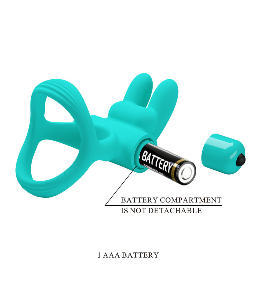 PRETTY LOVE - DANTE GREEN RABBIT VIBRATORRING