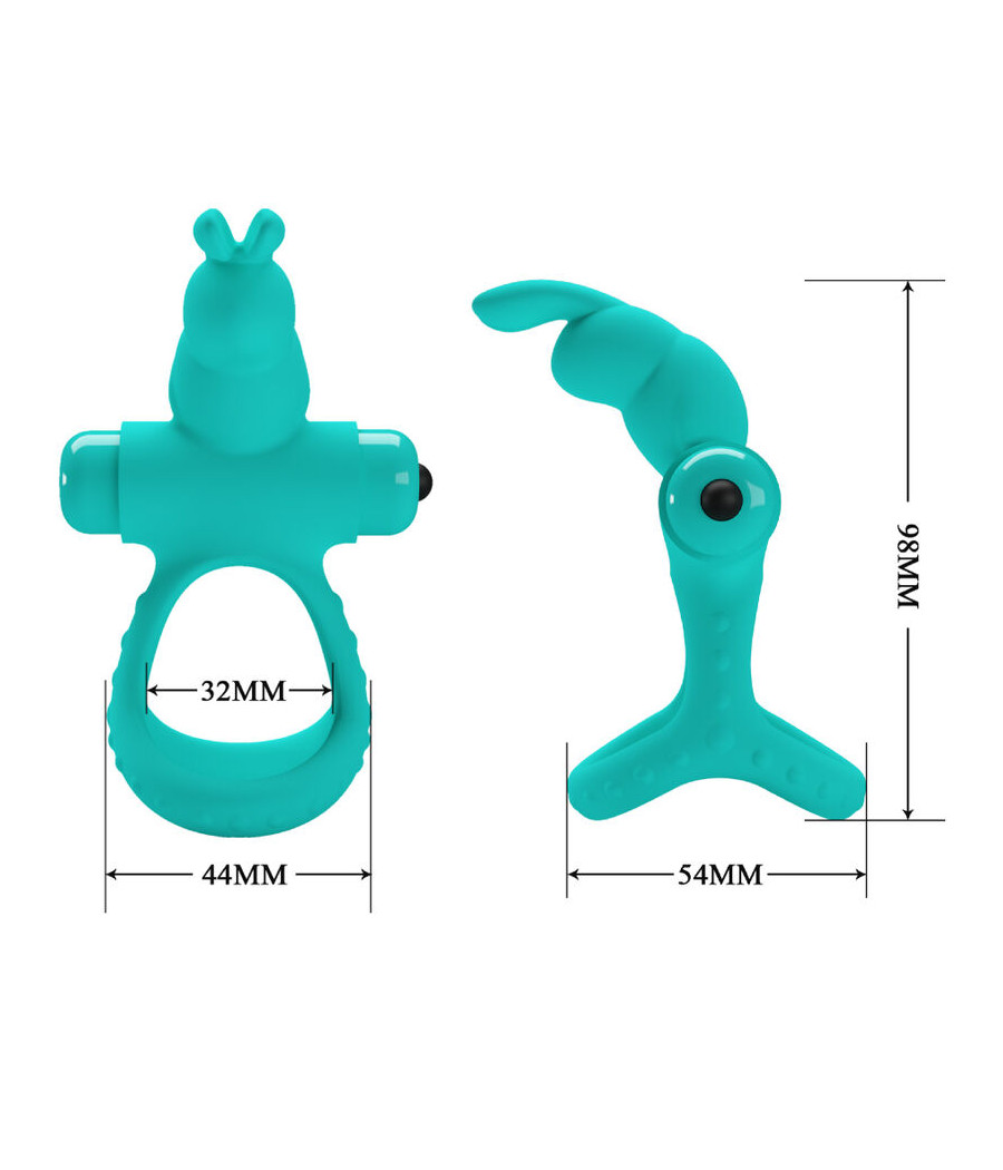 PRETTY LOVE - FIGGY GREEN RABBIT VIBRATORRING