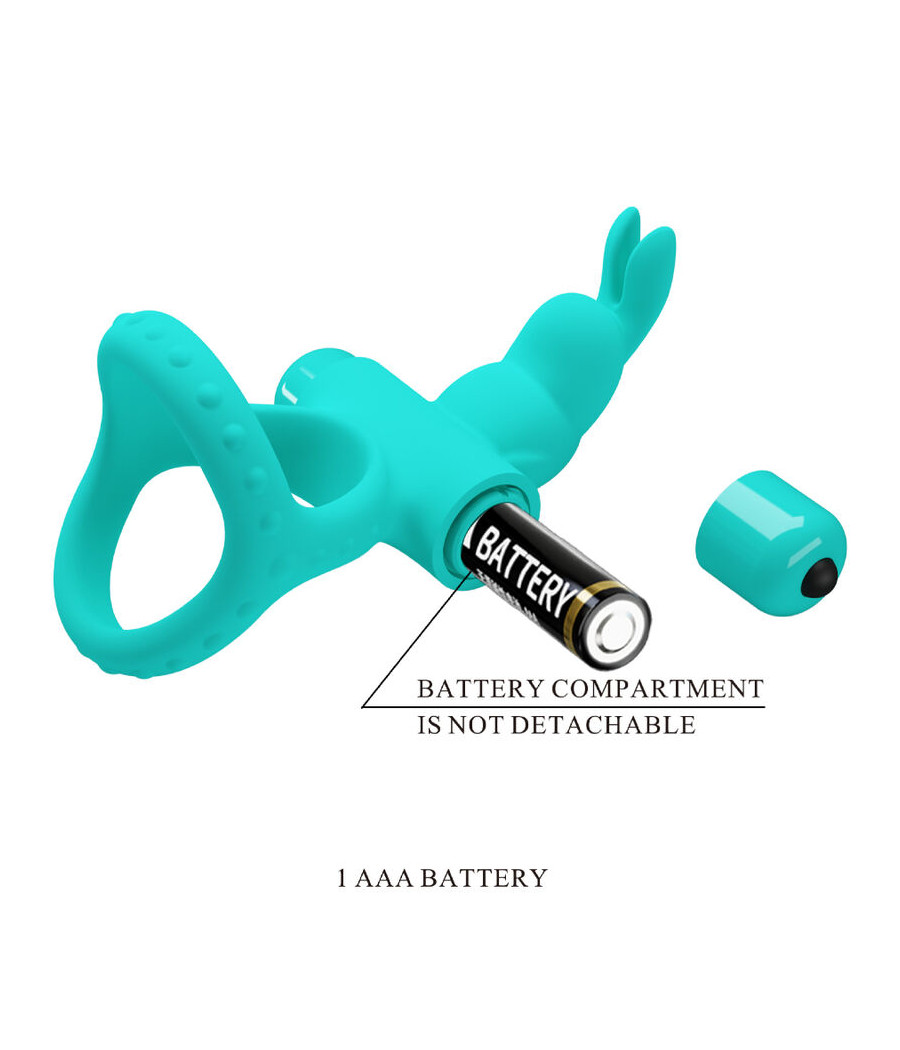 PRETTY LOVE - FIGGY GREEN RABBIT VIBRATORRING