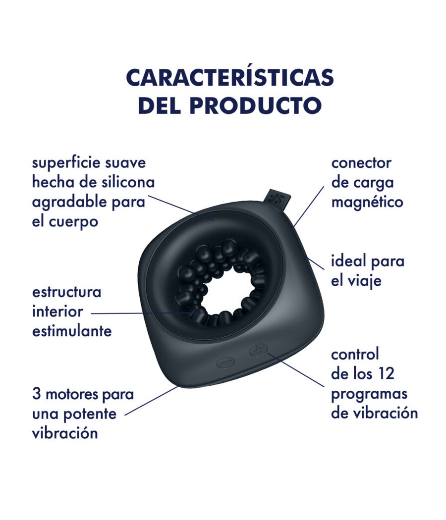 SATISFYER - RING STROKER MASTURBATORE & VIBRATORE