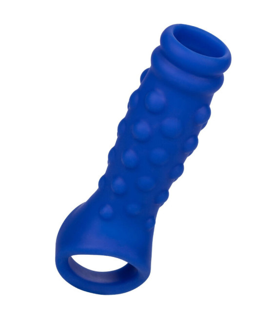 CALEXOTICS - ADMIRAL BEADED FUNDA PENE SILICONA LÍQUIDA AZUL