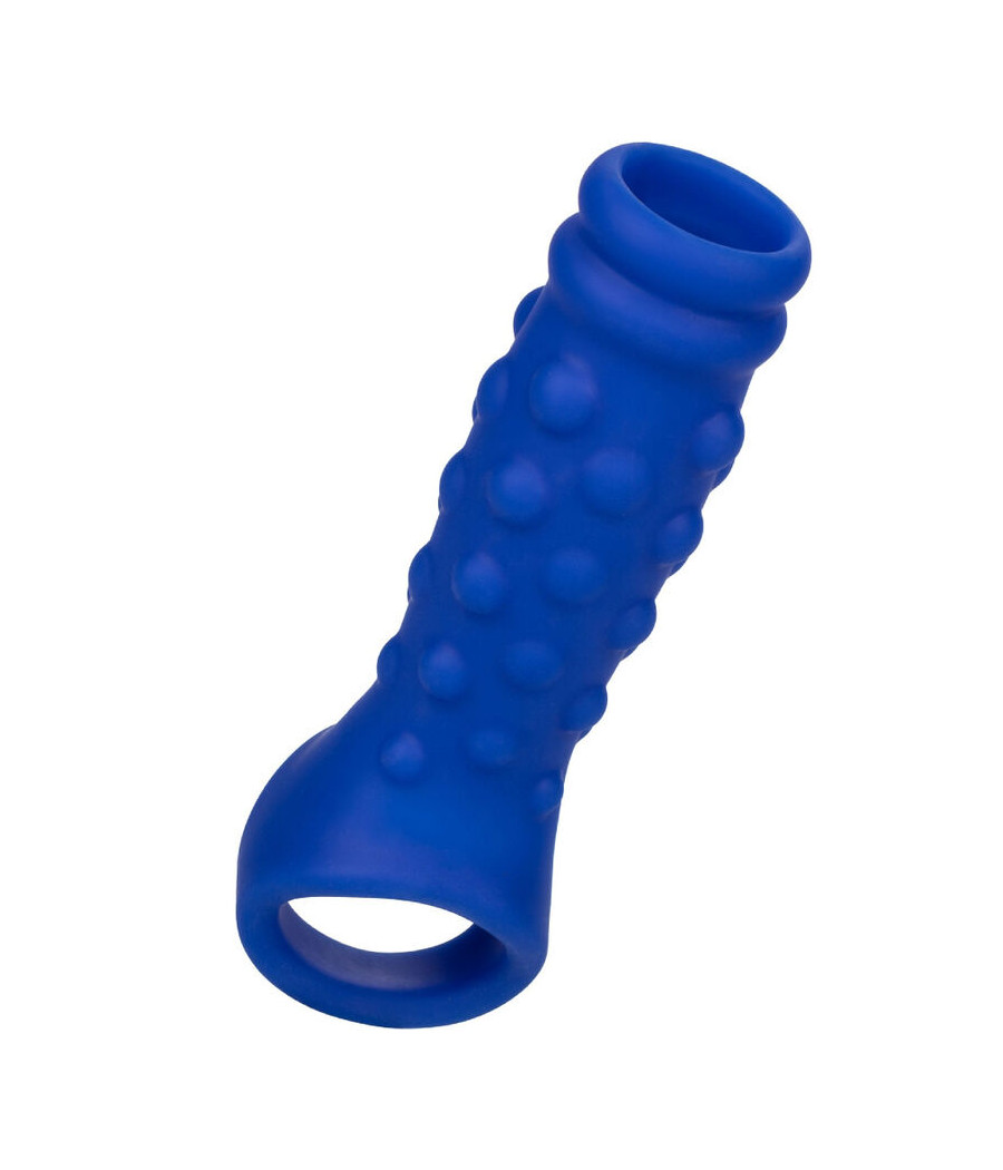 CALEXOTICS - ADMIRAL BEADED PENIS COVER LIQUID SILICONE BLUE