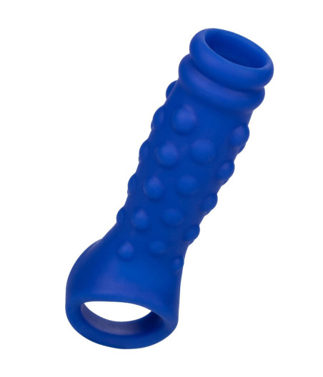 CALEXOTICS - ADMIRAL BEADED FUNDA PENE SILICONA LÍQUIDA AZUL