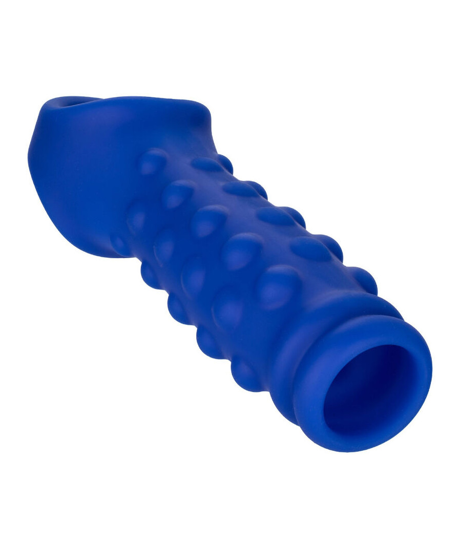 CALEXOTICS - ADMIRAL BEADED PENIS COVER LIQUID SILICONE BLUE
