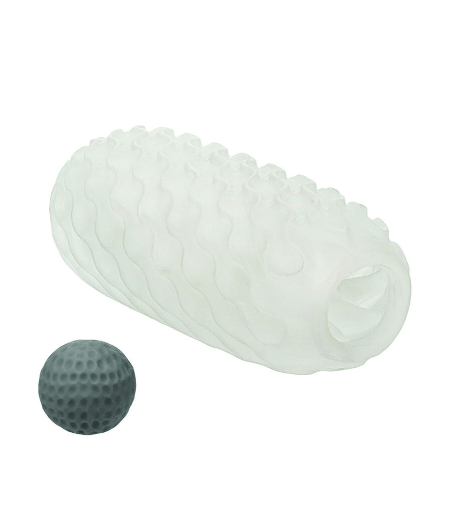 CALEXOTICS - BOUNDLESS RÉVERSIBLE SQUISHY BALL STROKE JAUNE