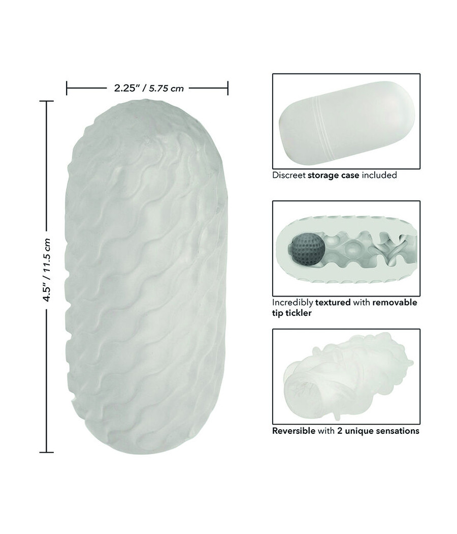 CALEXOTICS - BOUNDLESS SFERA SQUISHY REVERSIBILE GIALLA