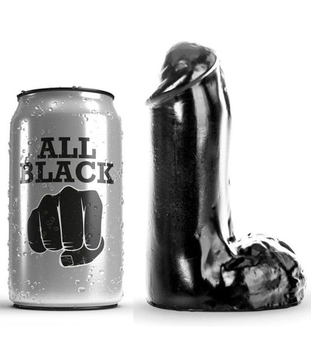 ALL BLACK - REALISTISCHER DILDO 13 CM
