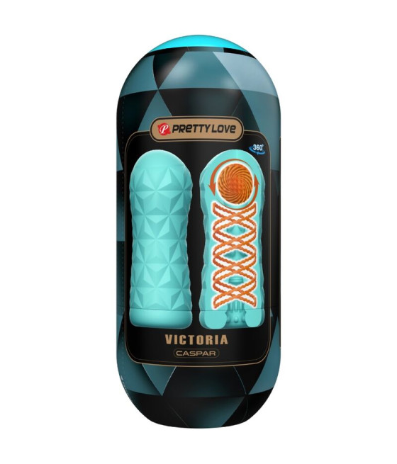PRETTY LOVE - VICTORIA CASPAR MASTURBATOR AQUA GREEN