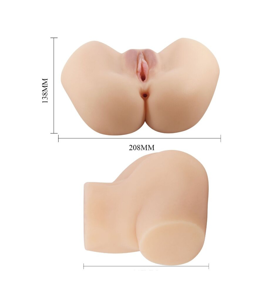 CRAZY BULL - REALISTIC VAGINA AND ANUS HAILEY VIBRATOR