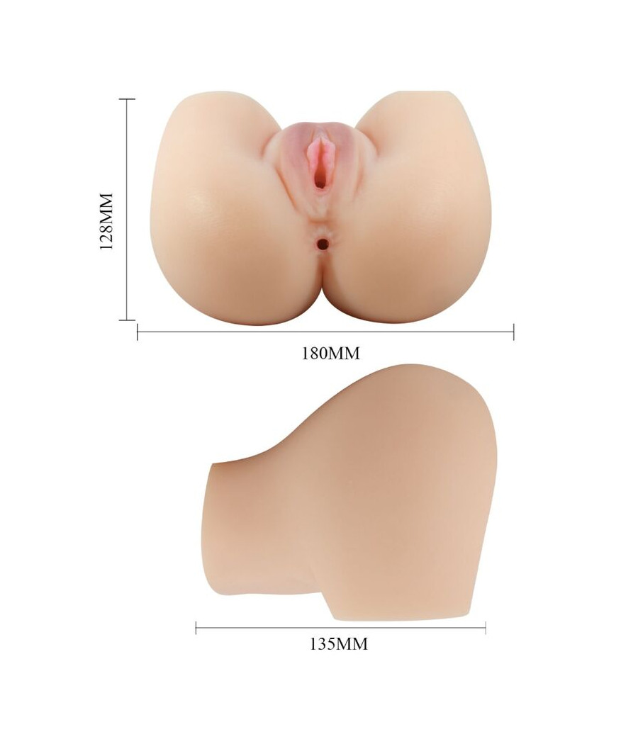 CRAZY BULL - VIBRADOR REALISTA DE VAGINA E NUS MILA