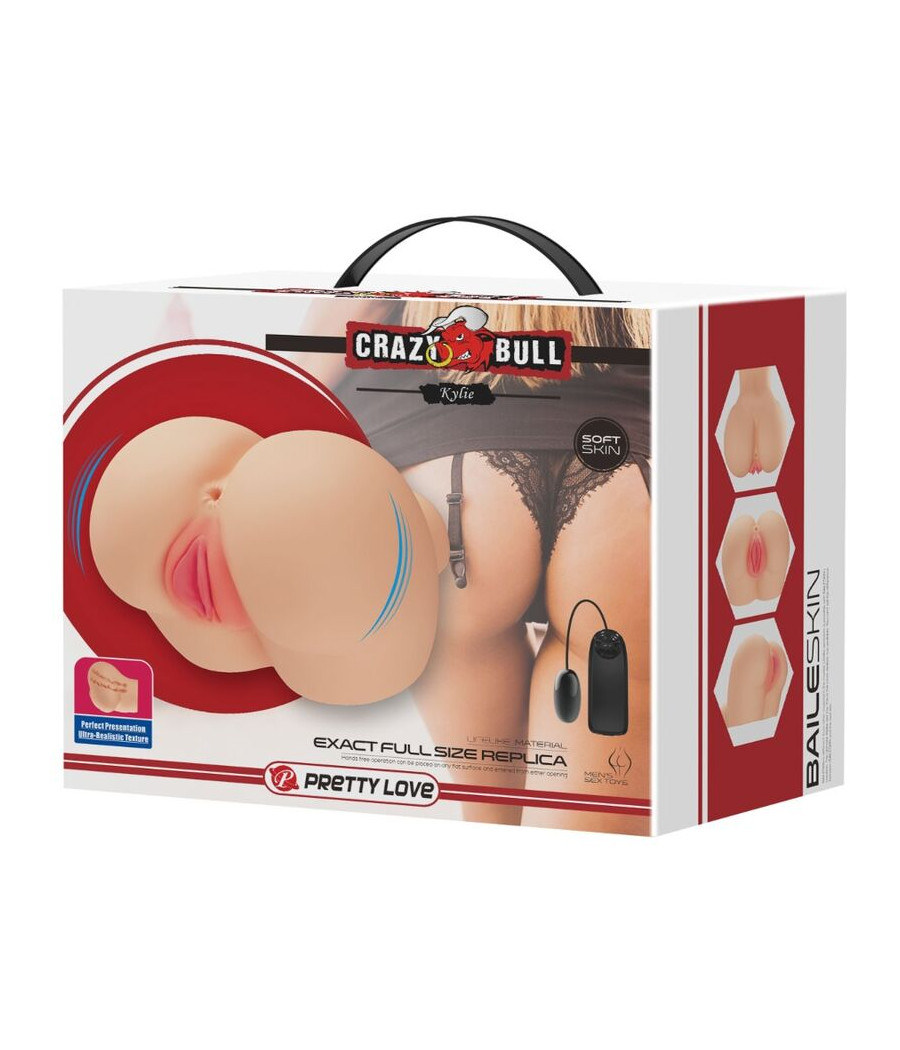 CRAZY BULL - REALISTIC VAGINA AND ANUS KYLIE VIBRATOR
