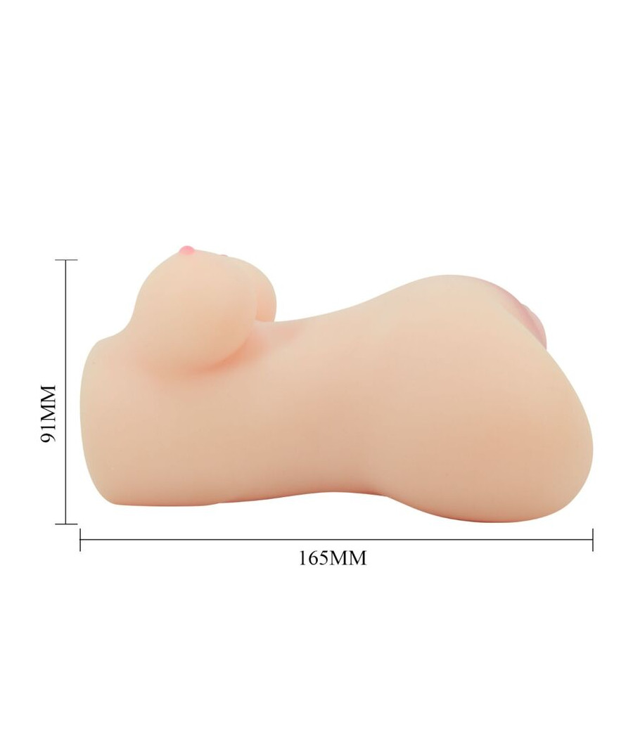 CRAZY BULL - REALISTIC VAGINA AND ANUS HANNAH VIBRATOR