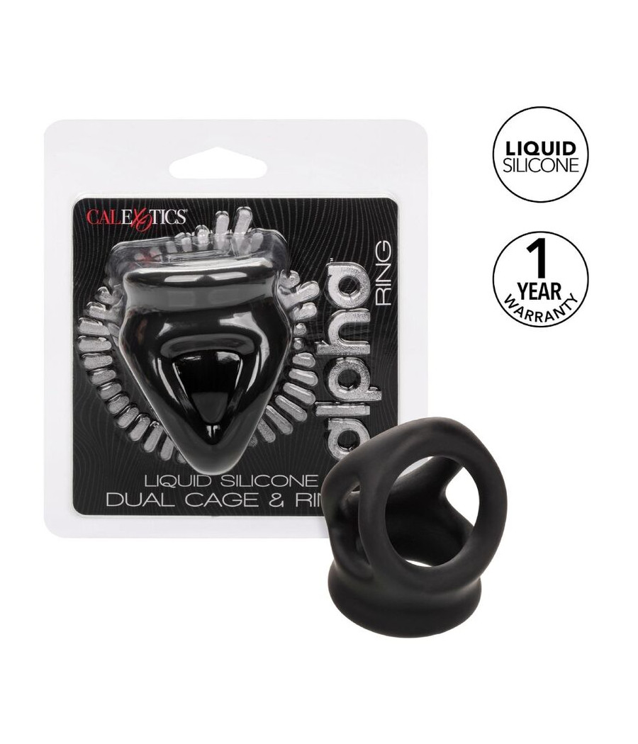 CALEXOTICS - ALPHA DUAL CAGE RING SCHWARZ