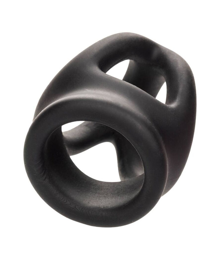 CALEXOTICS - ALPHA ANEL DE GAIOLA DUPLA PRETO