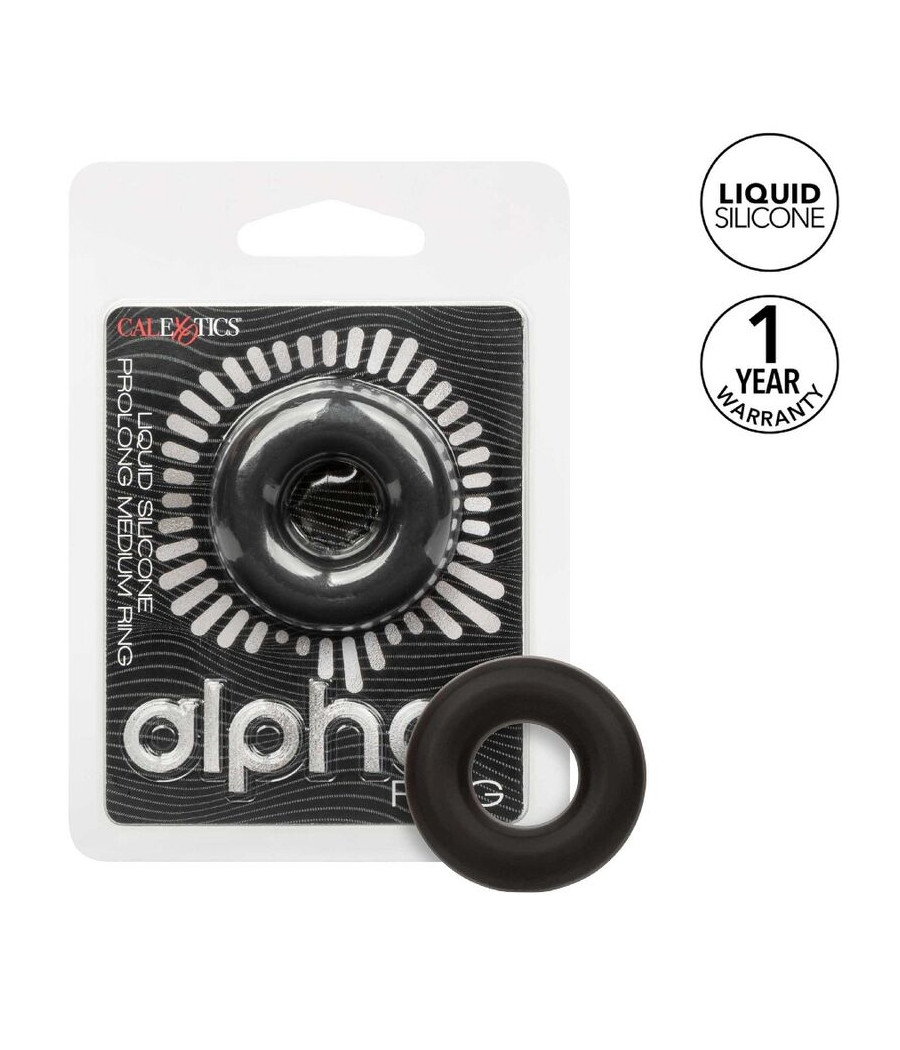 CALEXOTICS - ALPHA ANILLO PROLONG MEDIO NEGRO