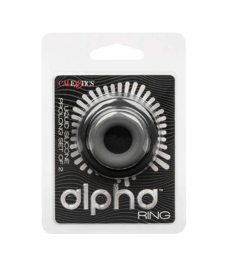 CALEXOTICS - ALPHA SET DE 2 ANILLOS PROLONG GRIS