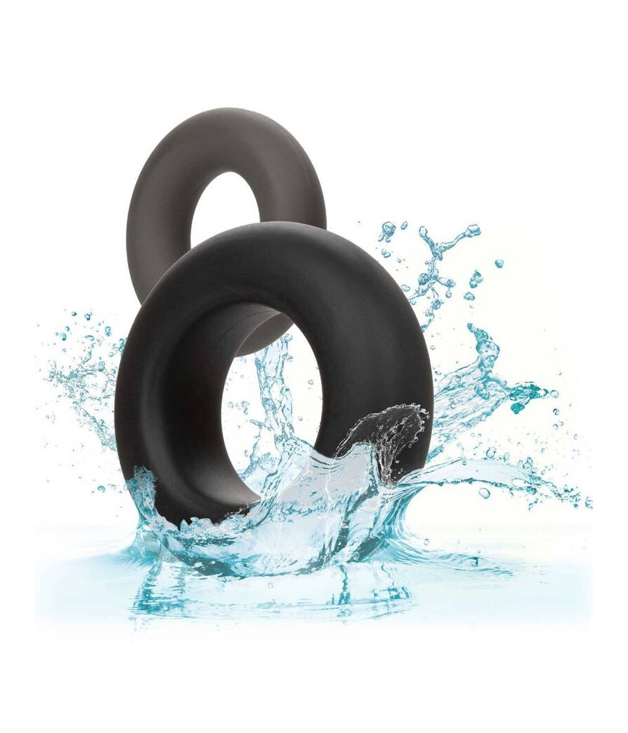 CALEXOTICS - ALPHA PROLONG SET OF 2 RING GREY