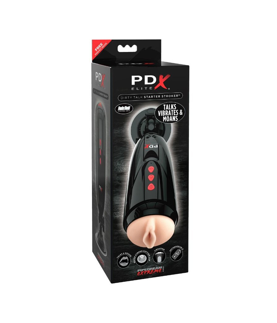 PDX ELITE - DIRTY TALK STARTER STROKER