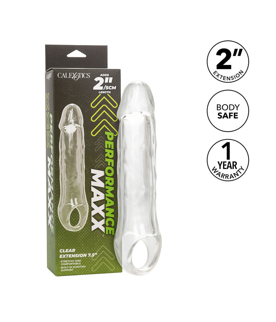 CALEXOTICS - PERFORMANCE MAXX CLEAR EXTENSION 7,5 TRASPARENTE