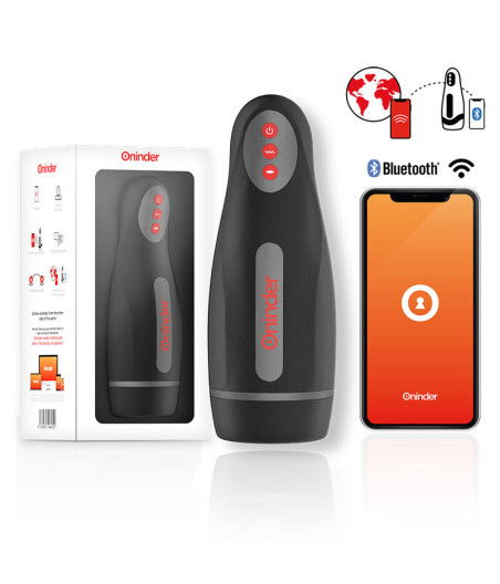 ONINDER - MASTURBATEUR RECHARGEABLE POUR HOMME SEOUL 10 VITESSES - APPLICATION GRATUITE