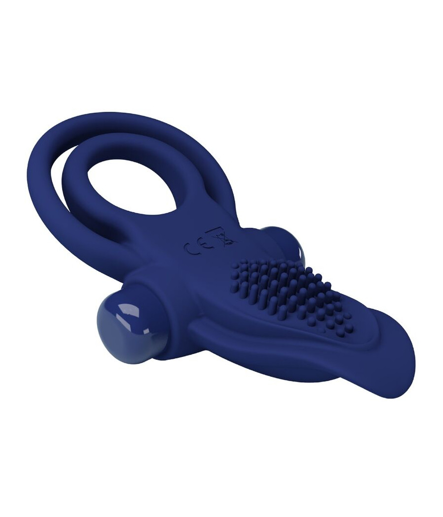 PRETTY LOVE - BRONSON ANELLO DOPPIO CON VIBRAZIONE BLU