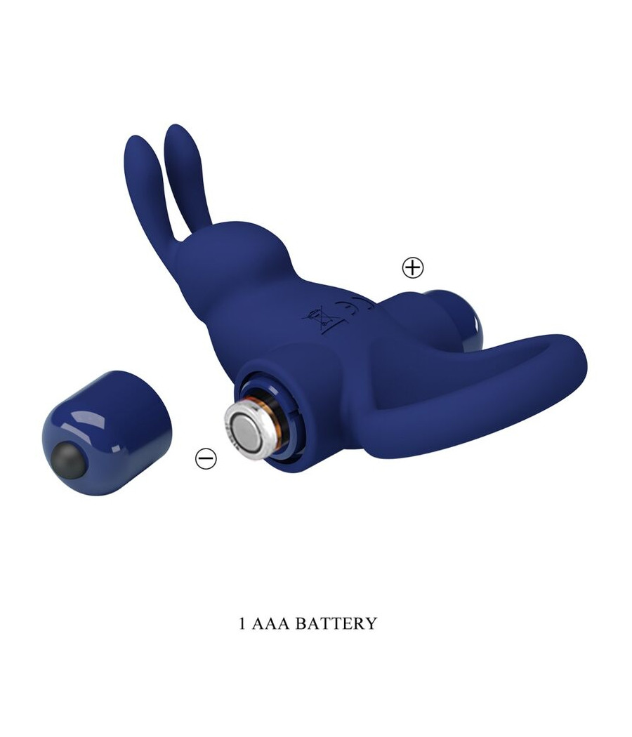 PRETTY LOVE - JIRO BAGUE LAPIN AVEC VIBRATION BLEU