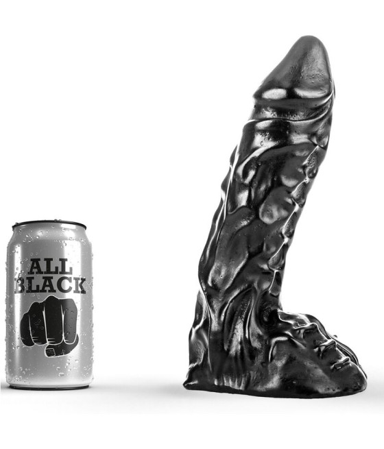 ALL BLACK - DILDO 23 CM