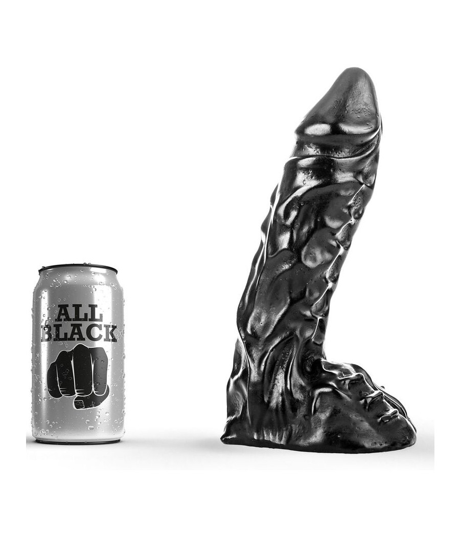 ALL BLACK - DILDO 23 CM