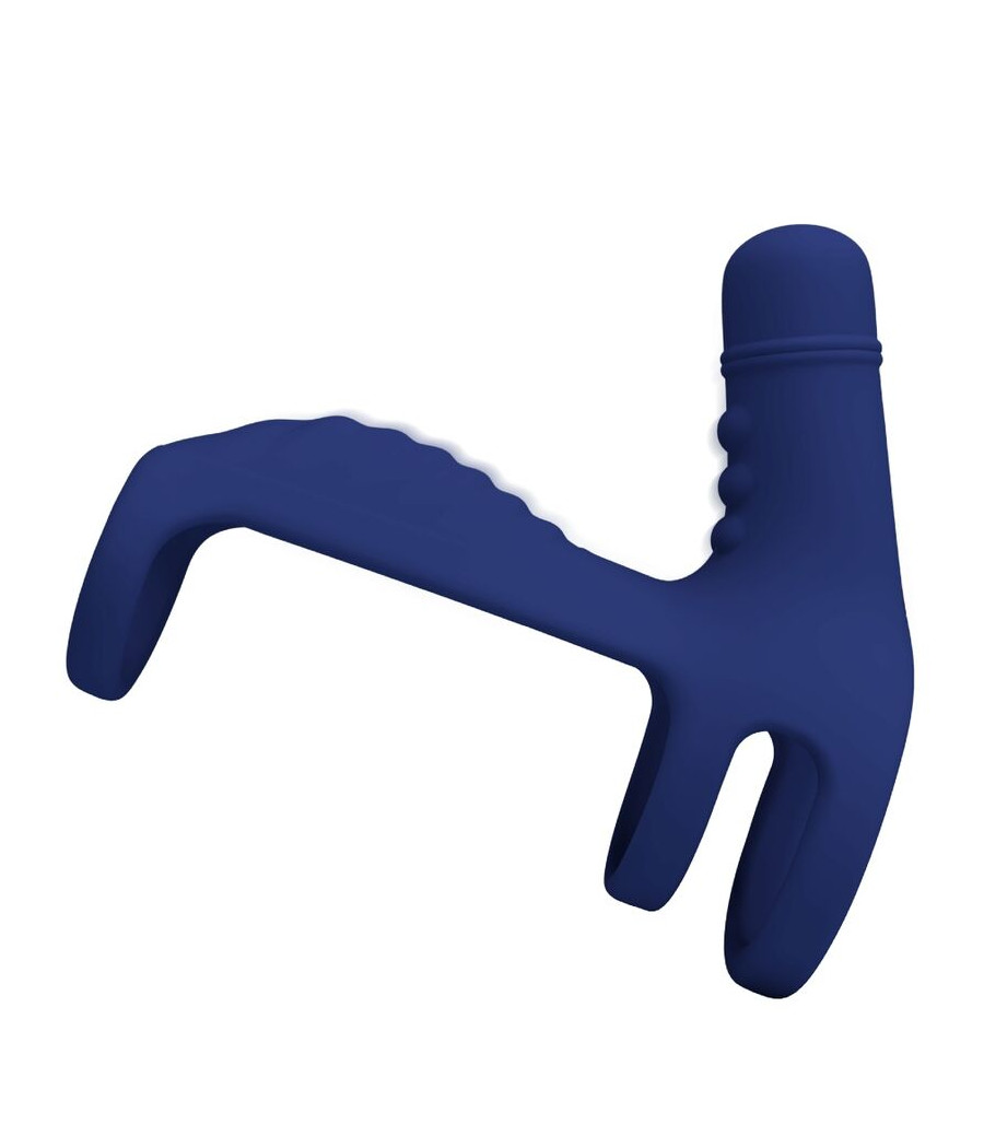 PRETTY LOVE - ELISH VIBRATING RING WITH EXTENSION BLUE