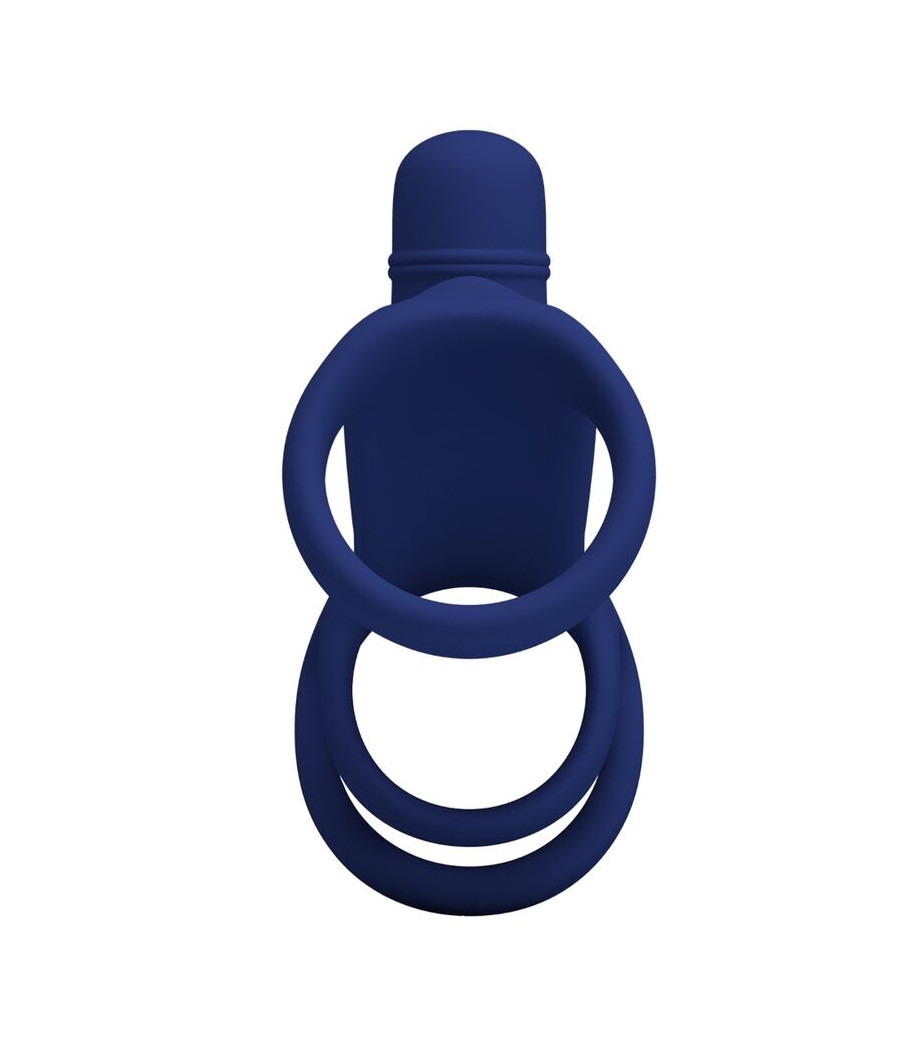 PRETTY LOVE - ELISH VIBRATIONSRING MIT VERLNGERUNG BLAU