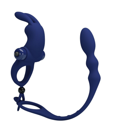 PRETTY LOVE - AYAD ANEL VIBRADOR COELHO COM PLUG AZUL