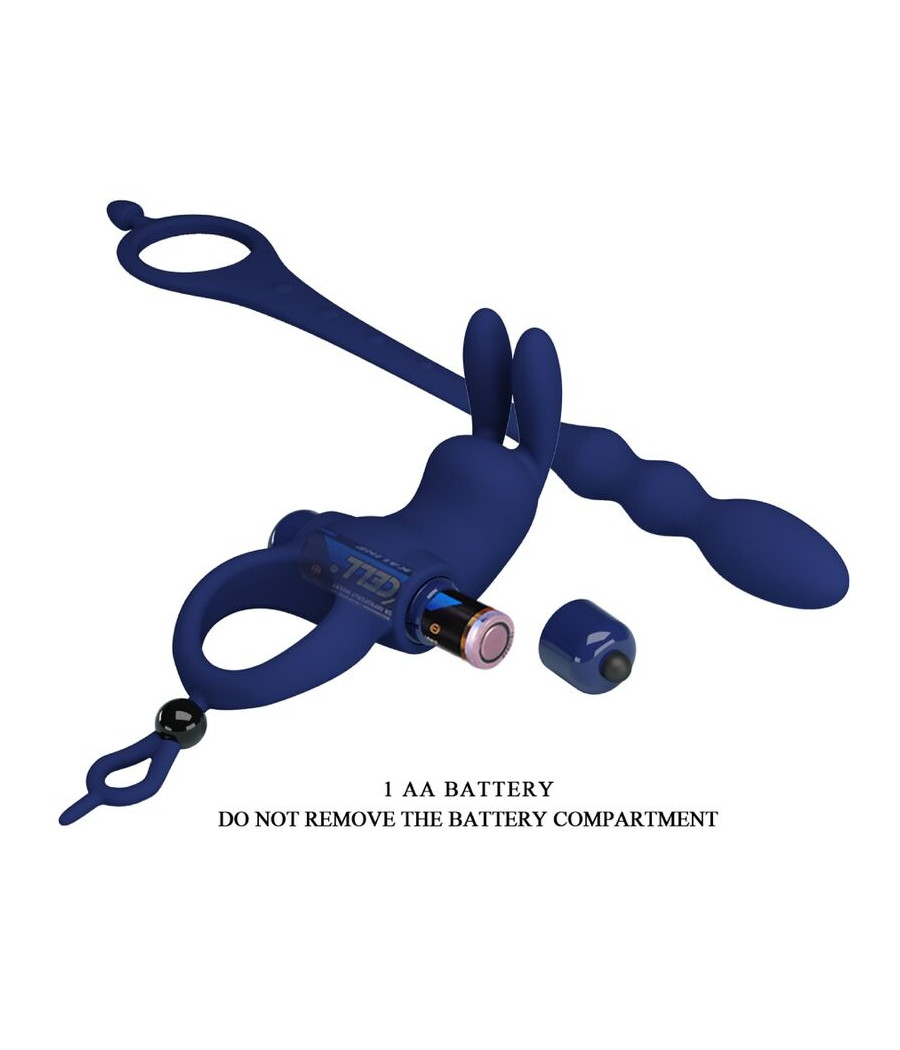 PRETTY LOVE - AYAD ANEL VIBRADOR COELHO COM PLUG AZUL