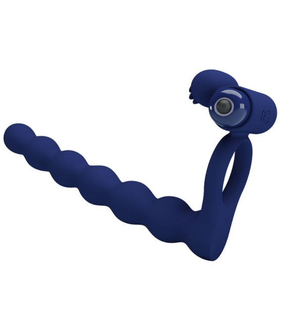 PRETTY LOVE - AJMAL VIBRATIONSRING MIT STECKER BLAU