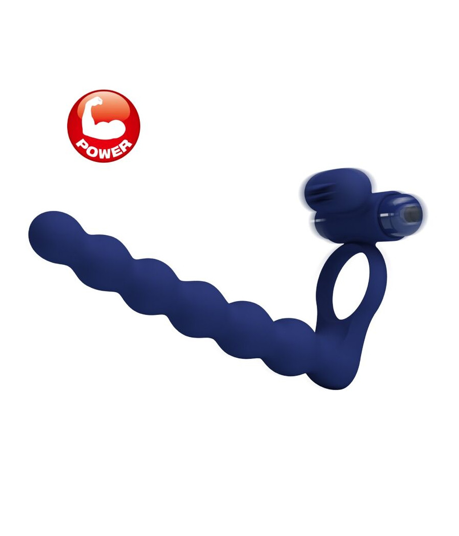 PRETTY LOVE - AJMAL VIBRATIONSRING MIT STECKER BLAU